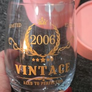 Vintage 2006 Limited Edition Wine Glass